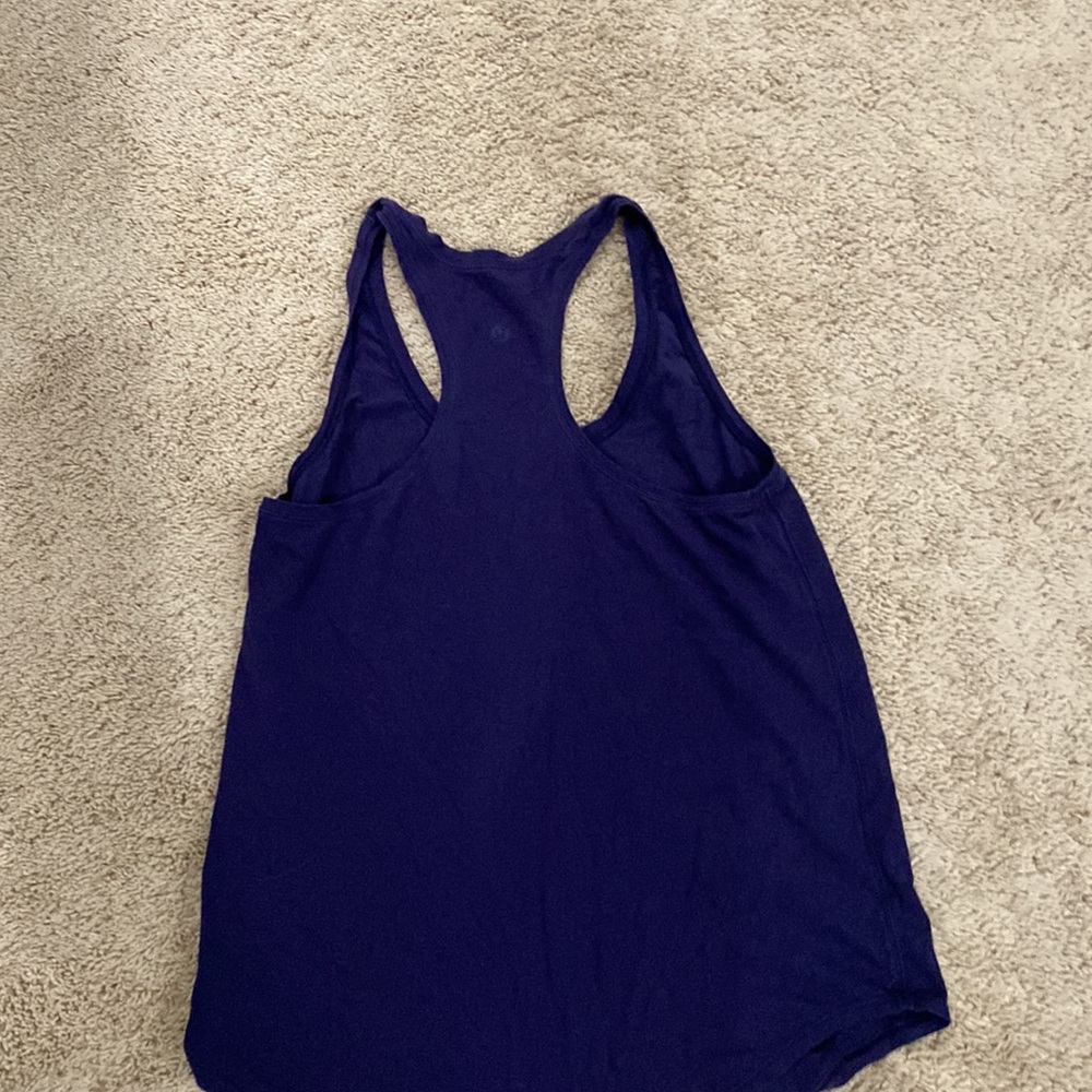Size 6 Purple Racerback Tank - Picture 3 of 3